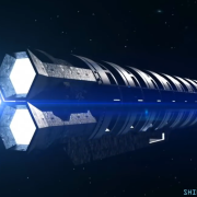 The FHS Jusice, a 20 miles long generation ship